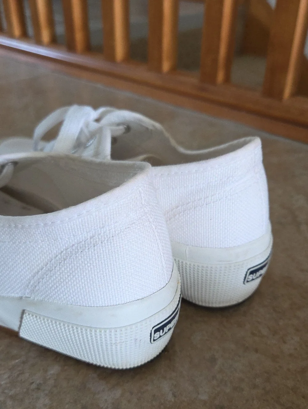 Superga Women's White Canvas Low-Top Sneakers